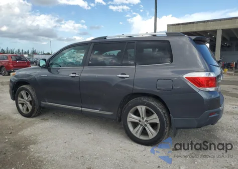 2012 Toyota Highlander Limited z USA, uszkodzony, nr VIN 5TDDK3EHXCS106355